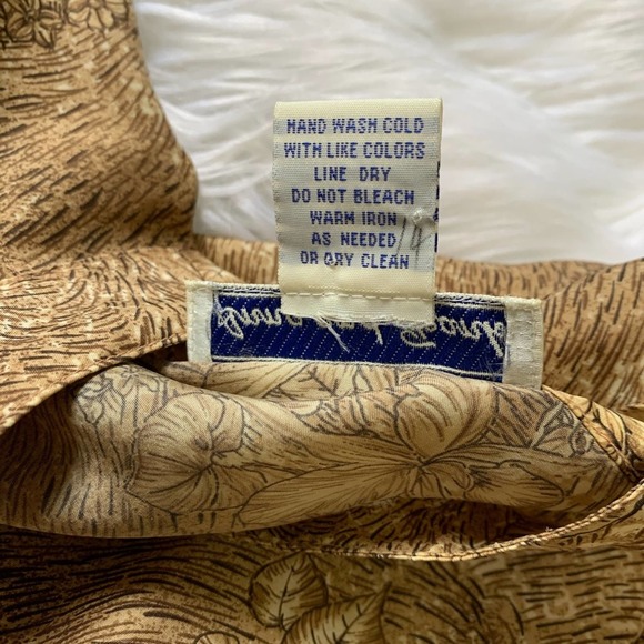 Vintage 90’s Silk Leopard Python Jungle Print Blouse Small - Picture 11 of 11